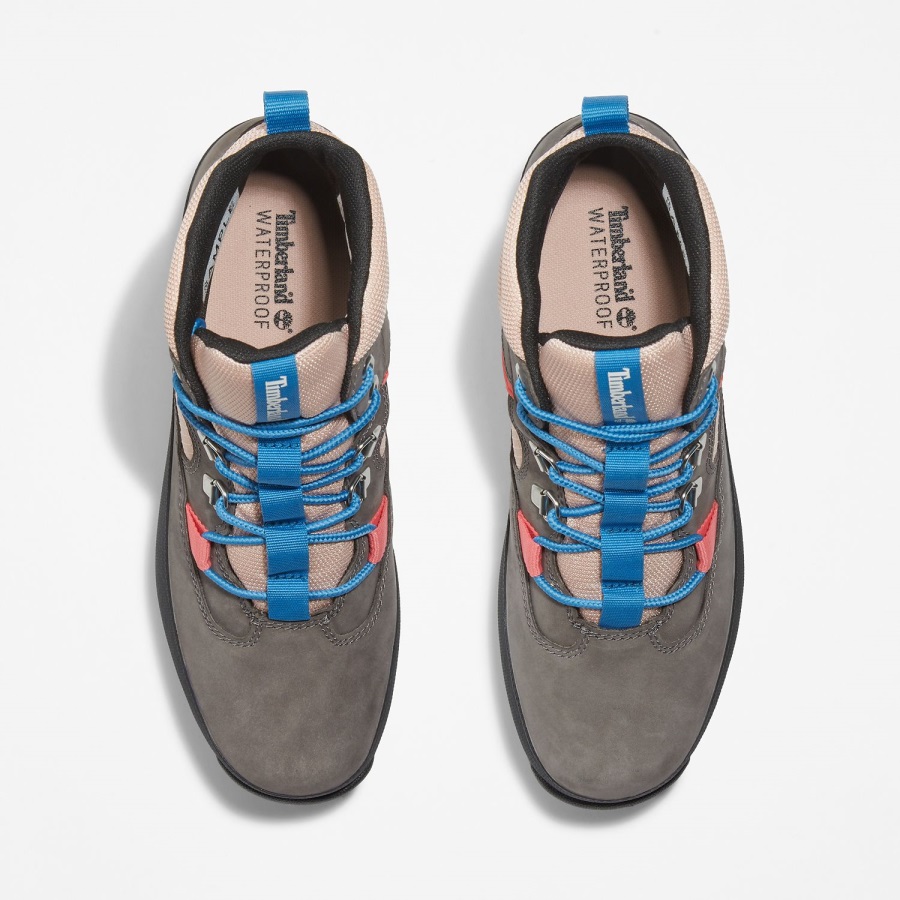 Women's Euro Hiker Waterproof Hiking Boots Timberland Ireland Medium Grey Nubuck/Pink