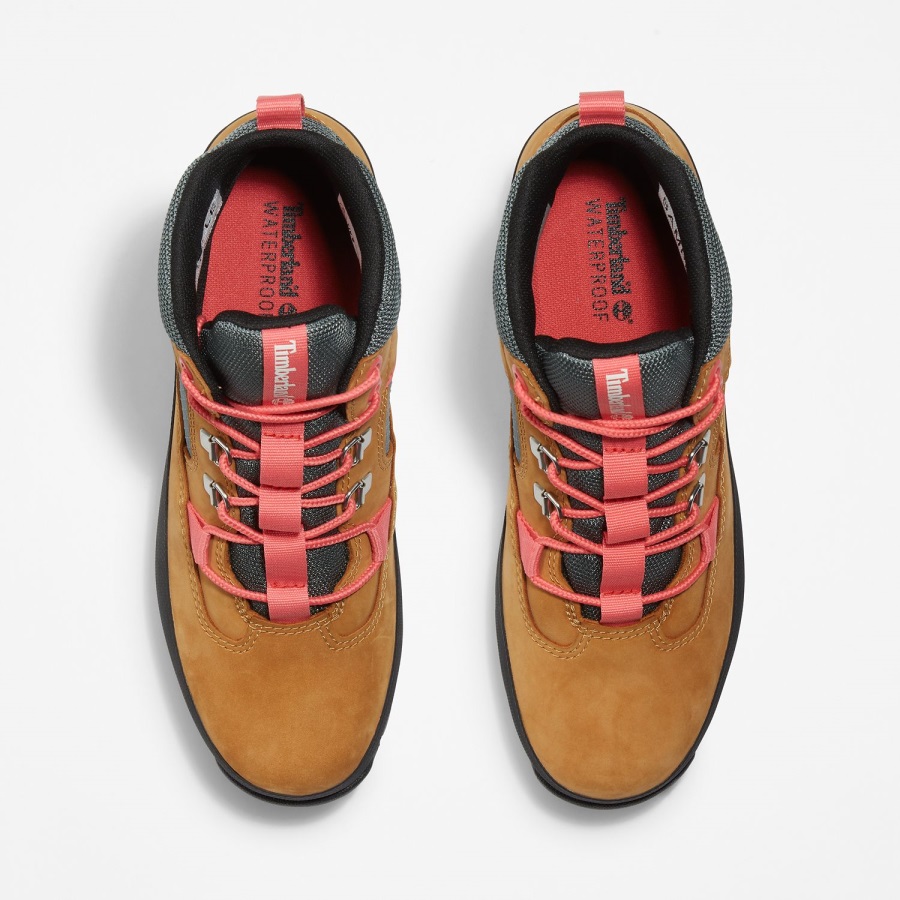 Women's Euro Hiker Waterproof Hiking Boots Timberland Ireland Wheat Nubuck/Green