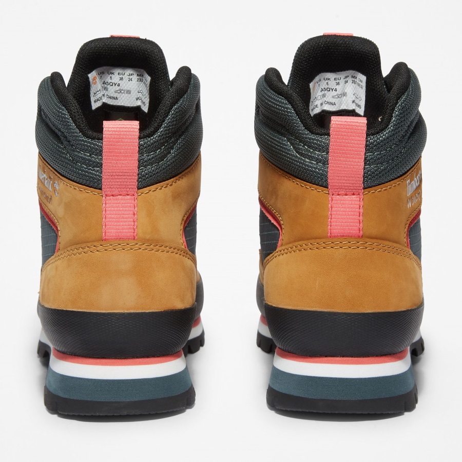 Women's Euro Hiker Waterproof Hiking Boots Timberland Ireland Wheat Nubuck/Green