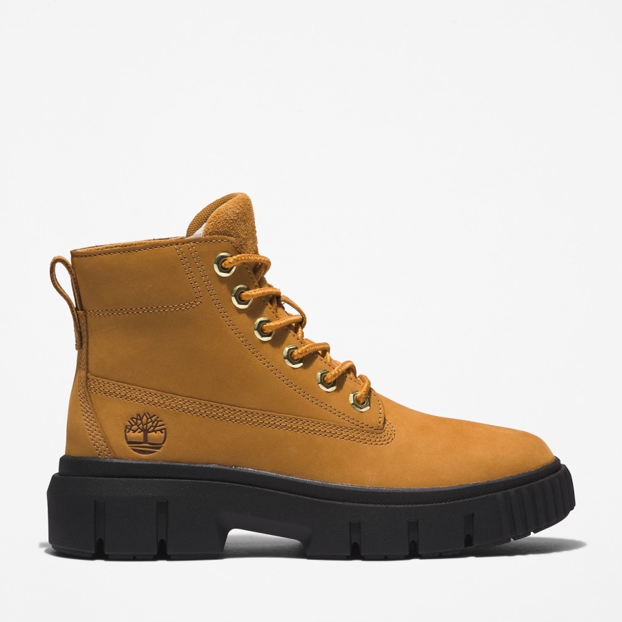 Women's Greyfield Leather Boots Wheat Nubuck Timberland Ireland