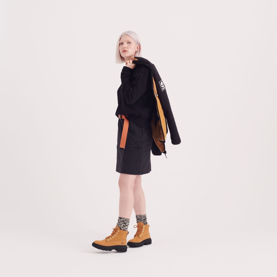 Women's Greyfield Leather Boots Wheat Nubuck Timberland Ireland