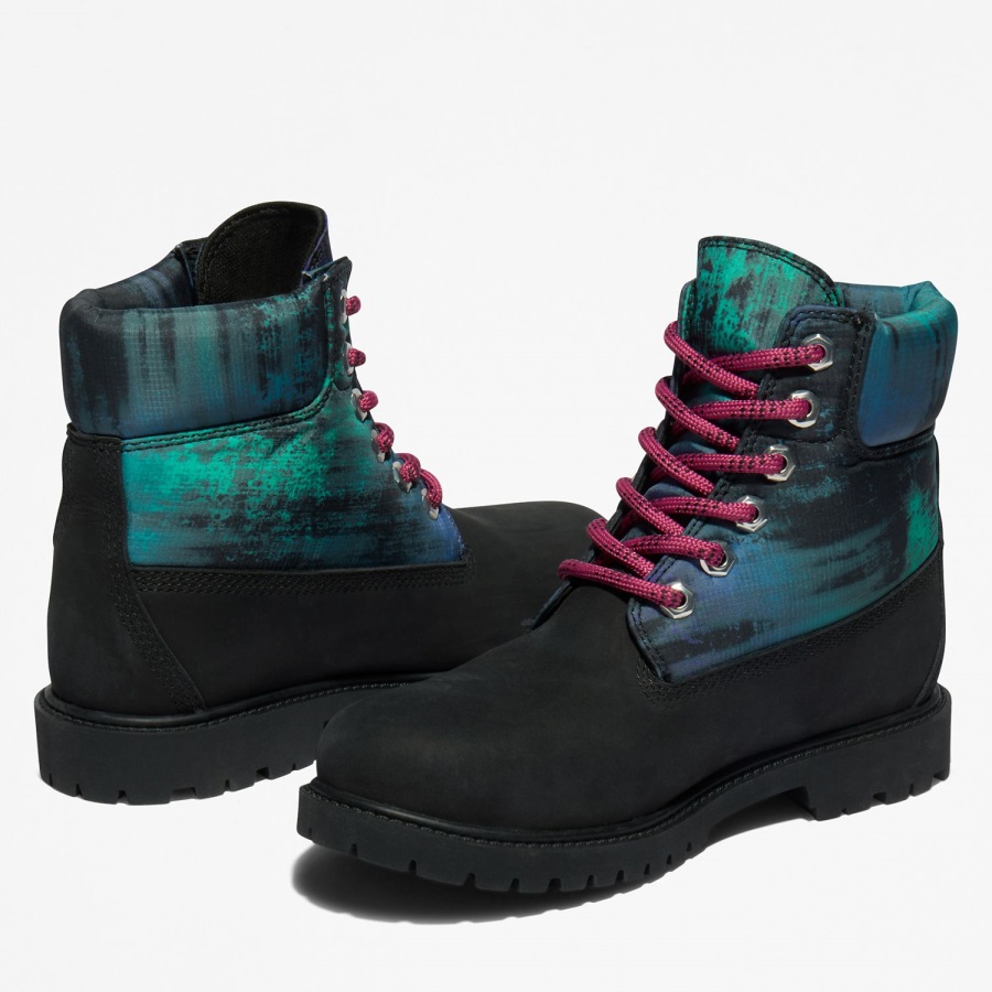 Women's Heritage Nl Sky Waterproof Boots Timberland Ireland Black Nubuck