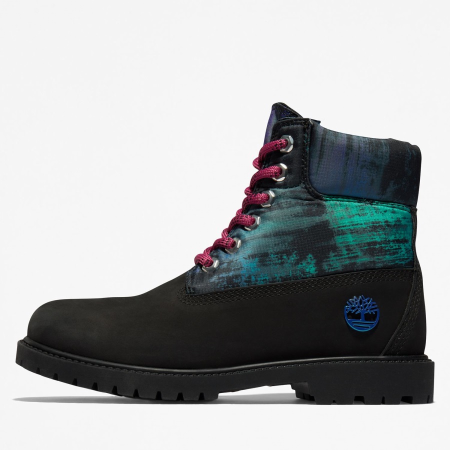 Women's Heritage Nl Sky Waterproof Boots Timberland Ireland Black Nubuck