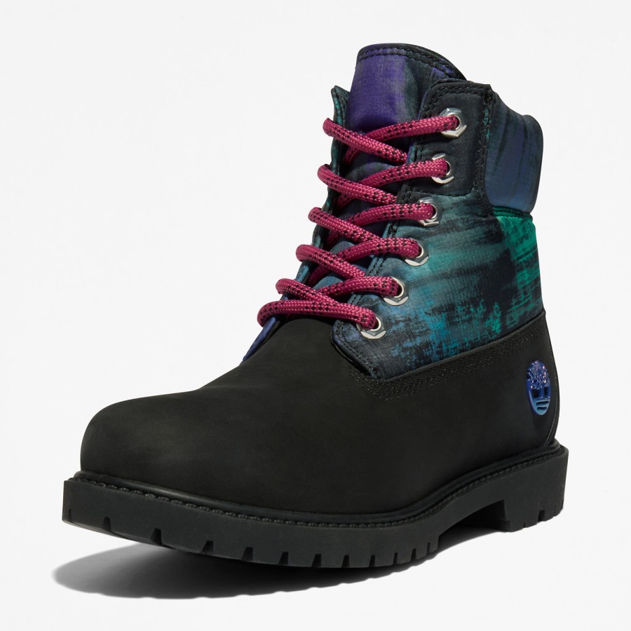 Women's Heritage Nl Sky Waterproof Boots Timberland Ireland Black Nubuck