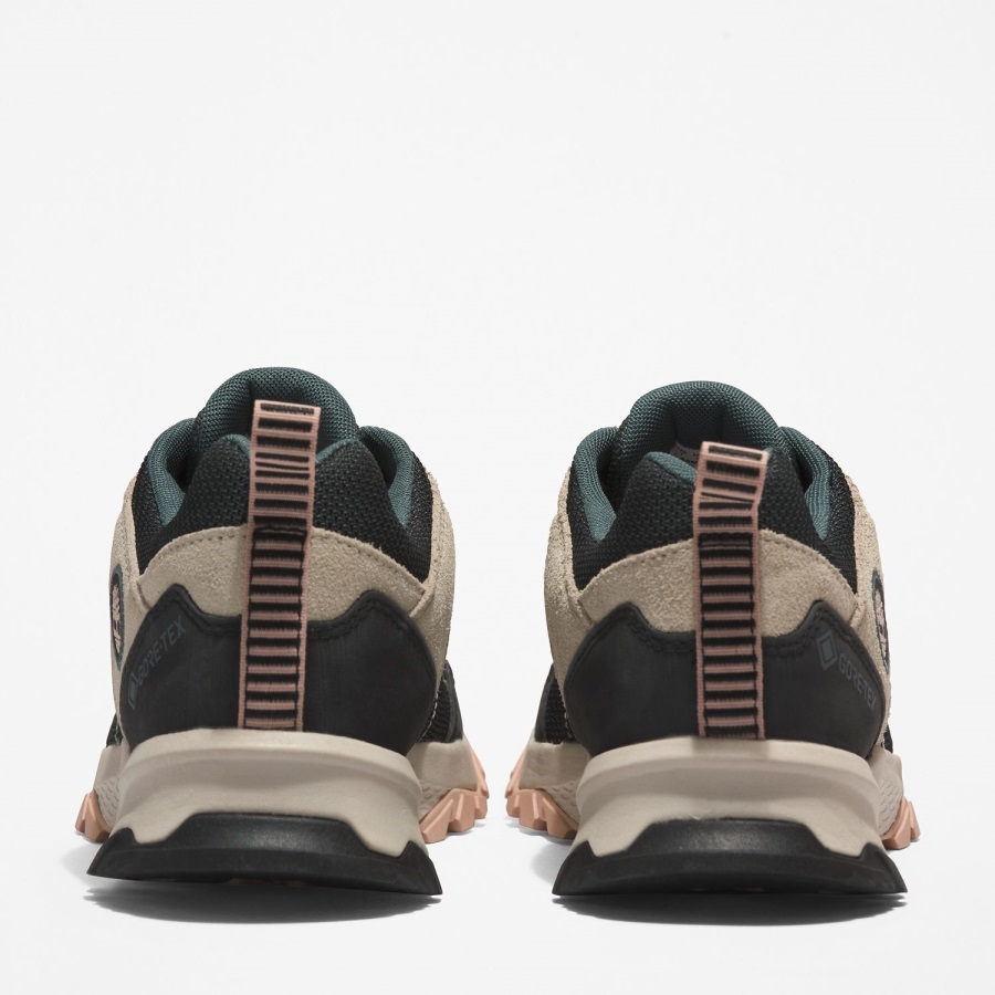 Women's Lincoln Peak Waterproof Hiking Shoes Timberland Ireland Black Mesh/Beige