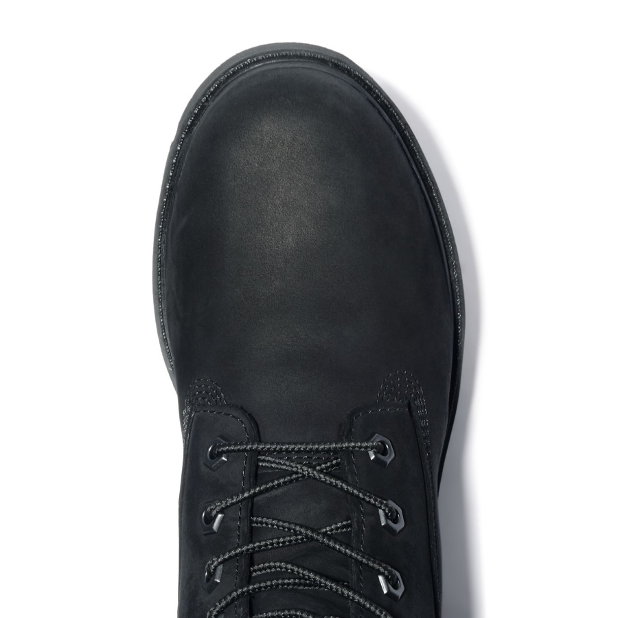 Women's Linden Woods 6-Inch Waterproof Boots Black Nubuck Timberland Ireland