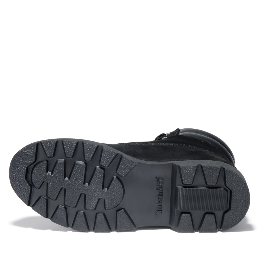 Women's Linden Woods 6-Inch Waterproof Boots Black Nubuck Timberland Ireland