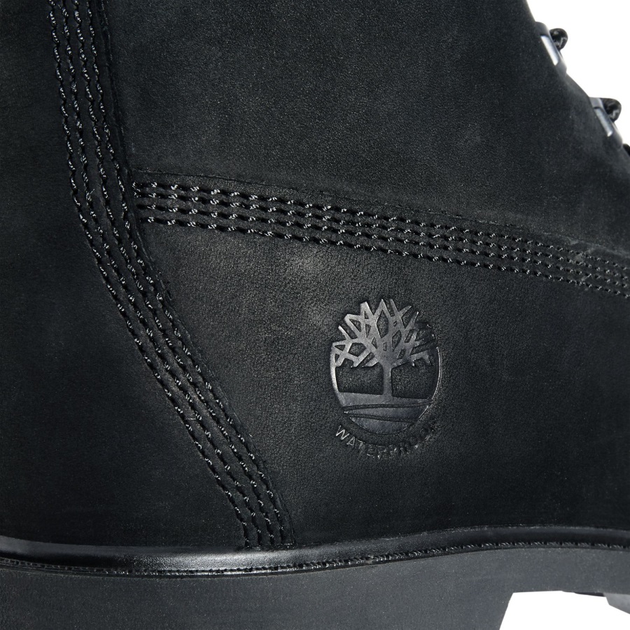 Women's Linden Woods 6-Inch Waterproof Boots Black Nubuck Timberland Ireland
