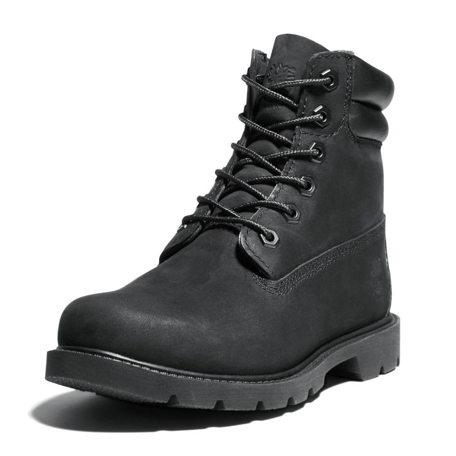 Women's Linden Woods 6-Inch Waterproof Boots Black Nubuck Timberland Ireland