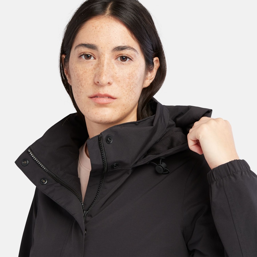 Women's Lined Raincoat Timberland Ireland Black