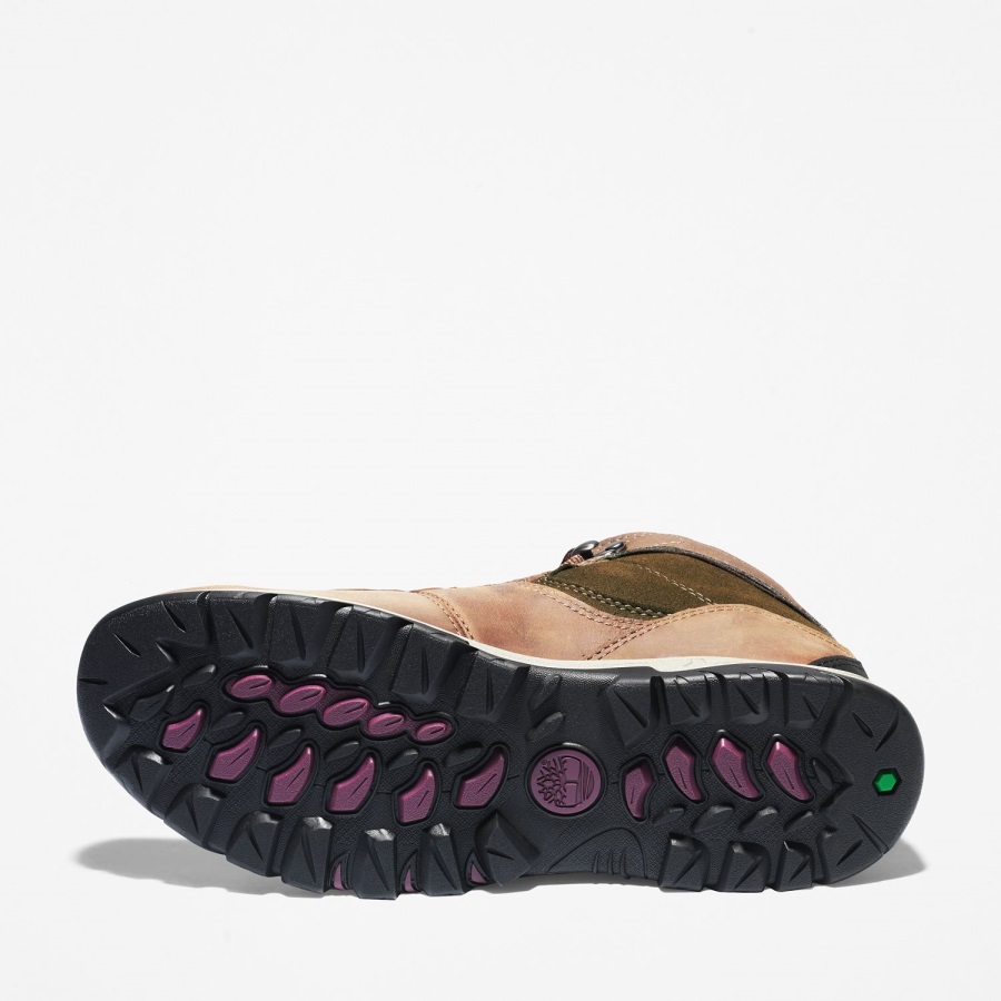 Women's Mt Maddsen Waterproof Hiking Boots Timberland Ireland Brown Full-Grain