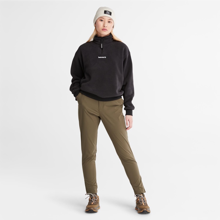 Women's Polartec Funnel-Neck Fleece Timberland Ireland Black