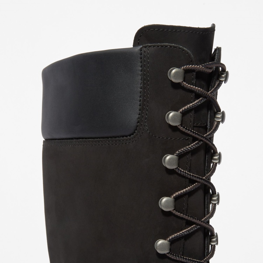 Women's Premium 14-Inch Waterproof Boots Timberland Ireland Black Nubuck