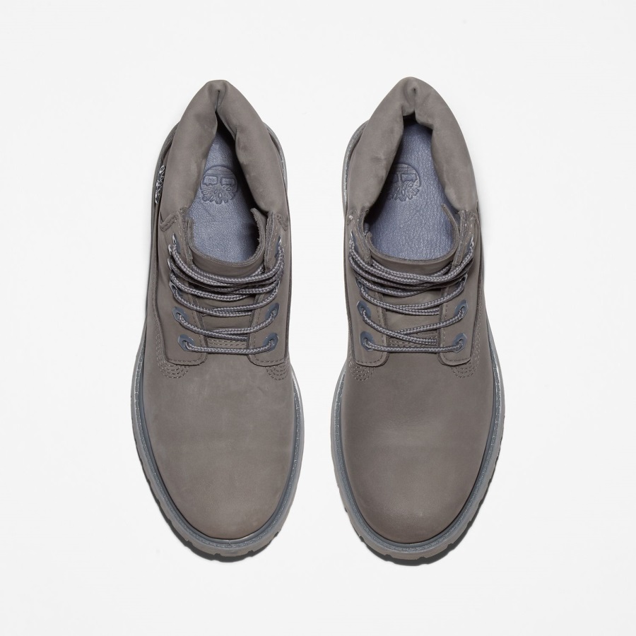 Women's Premium 6-Inch Waterproof Boots Medium Grey Nubuck Timberland Ireland