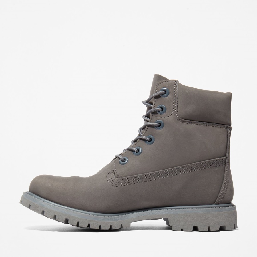 Women's Premium 6-Inch Waterproof Boots Medium Grey Nubuck Timberland Ireland