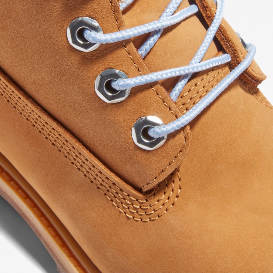Women's Premium 6-Inch Waterproof Boots Timberland Ireland Wheat Nubuck/Blue
