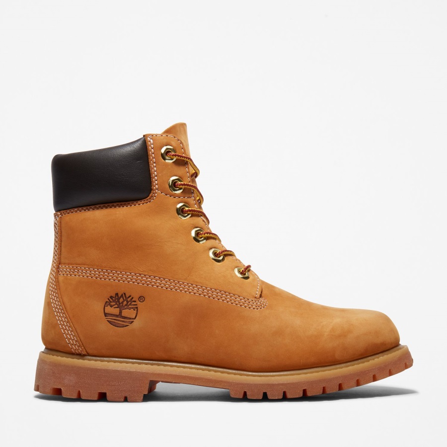 Women's Premium 6-Inch Waterproof Boots Timberland Ireland Wheat Nubuck