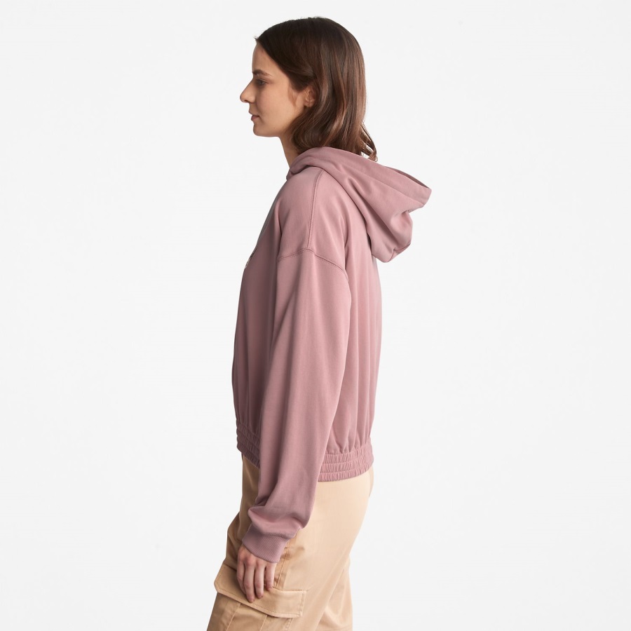 Women's Relaxed-Fit Logo Hoodie Timberland Ireland Grape Shake