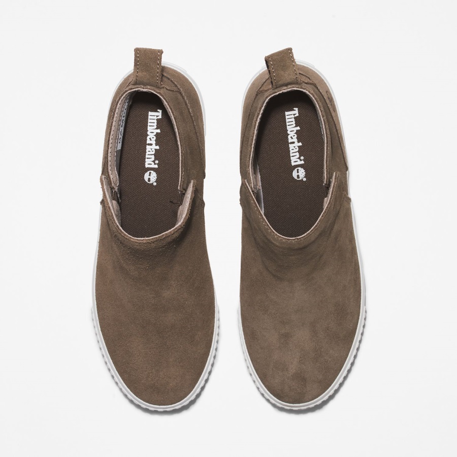 Women's Skyla Bay Chelsea Boots Olive Suede Timberland Ireland