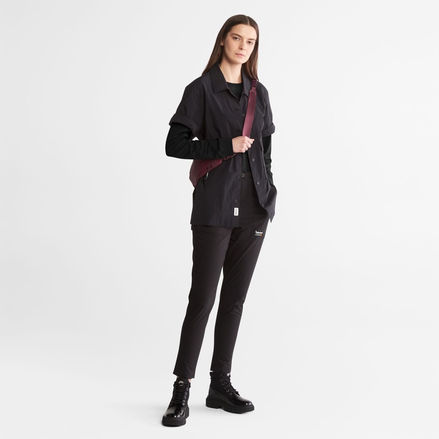Women's Supima Cotton Long-Sleeve T-Shirt Timberland Ireland Black