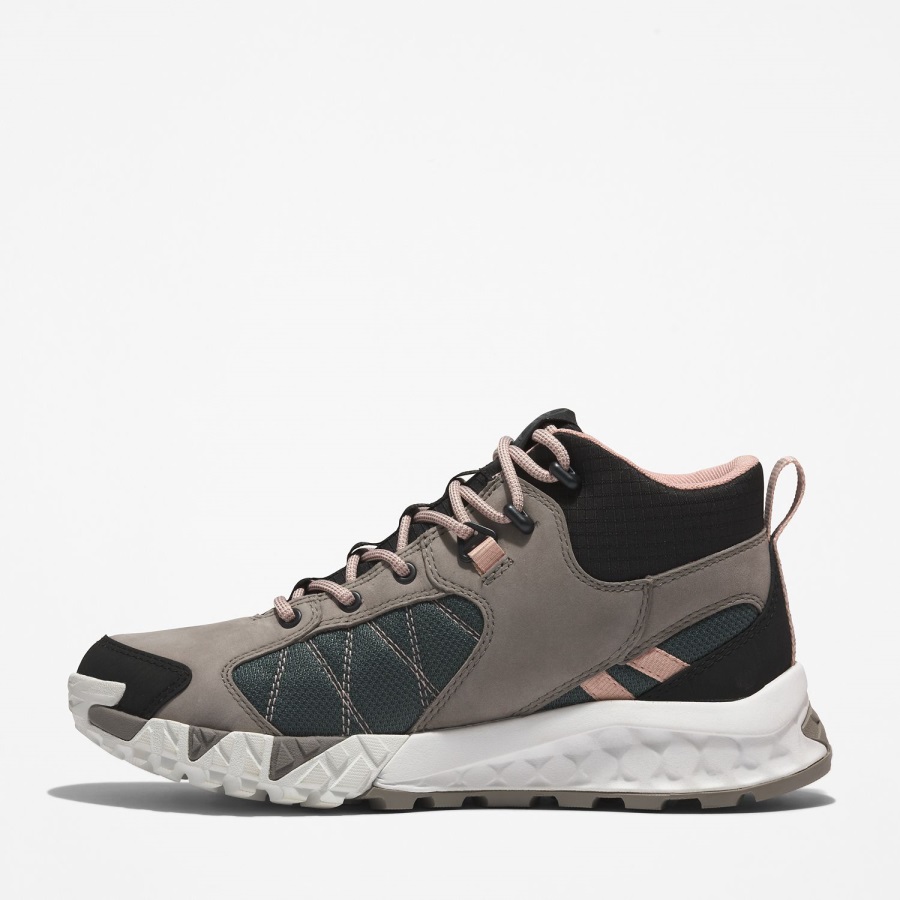 Women's Trailquest Waterproof Hiking Boots Grey Nubuck Timberland Ireland