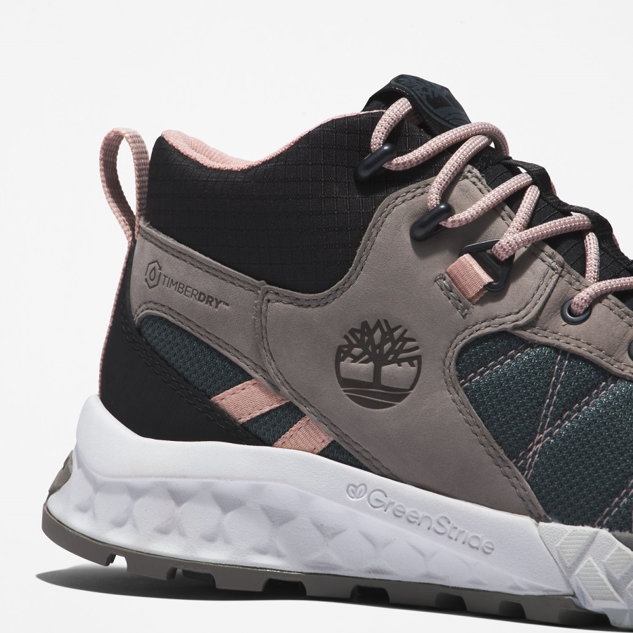 Women's Trailquest Waterproof Hiking Boots Grey Nubuck Timberland Ireland