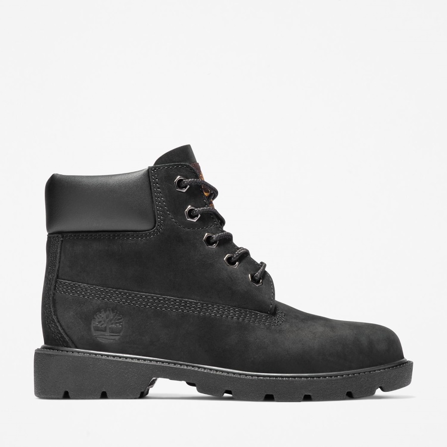 Youth Classic 6-Inch Boots Timberland Ireland Black Nubuck