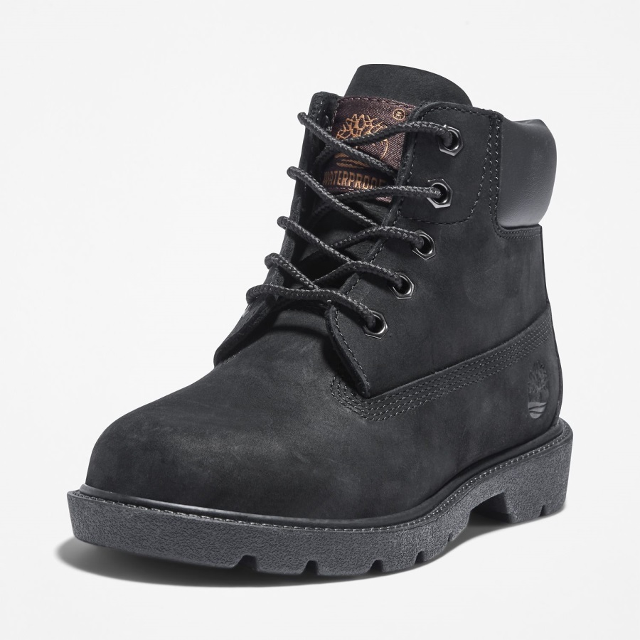 Youth Classic 6-Inch Boots Timberland Ireland Black Nubuck