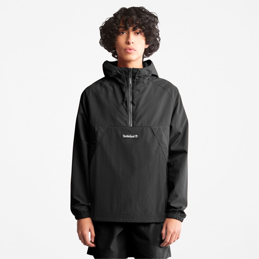 Zip-Neck Windbreaker Timberland Ireland Black/Off-White