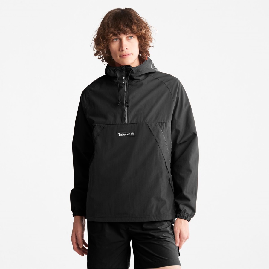 Zip-Neck Windbreaker Timberland Ireland Black/Off-White