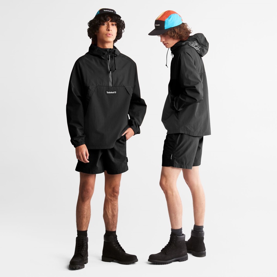 Zip-Neck Windbreaker Timberland Ireland Black/Off-White