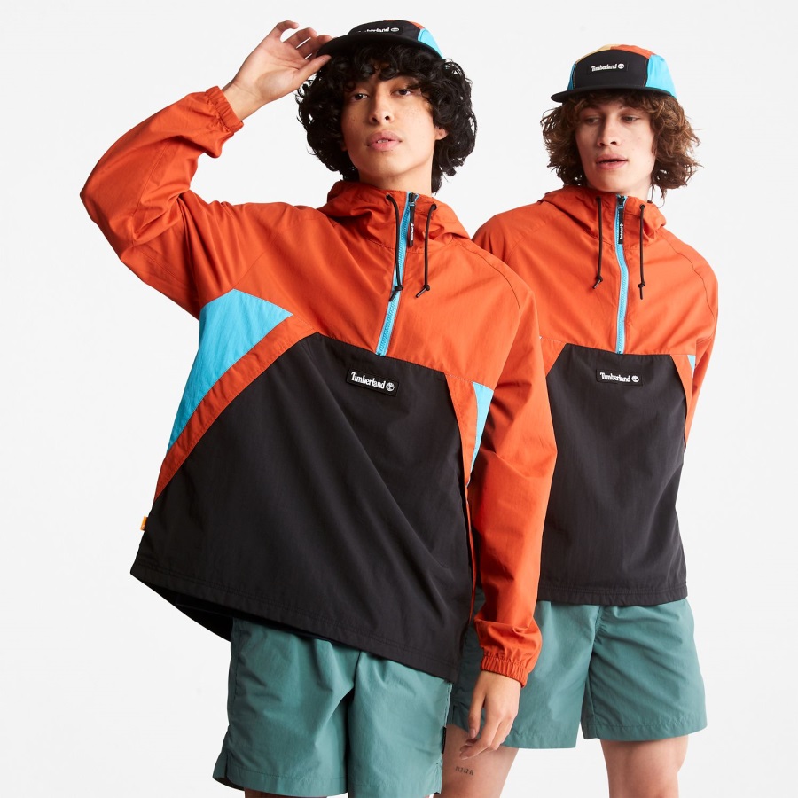 Zip-Neck Windbreaker Timberland Ireland Orange/Black