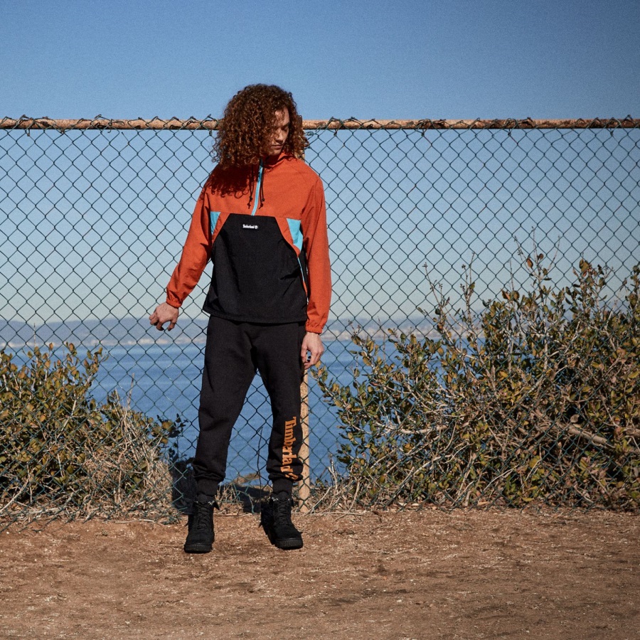 Zip-Neck Windbreaker Timberland Ireland Orange/Black